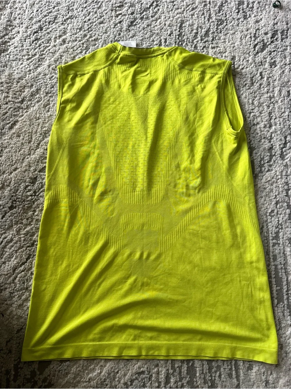 Nike Pro Mens Neon Yellow Sleeveless SPARQ Training Tank